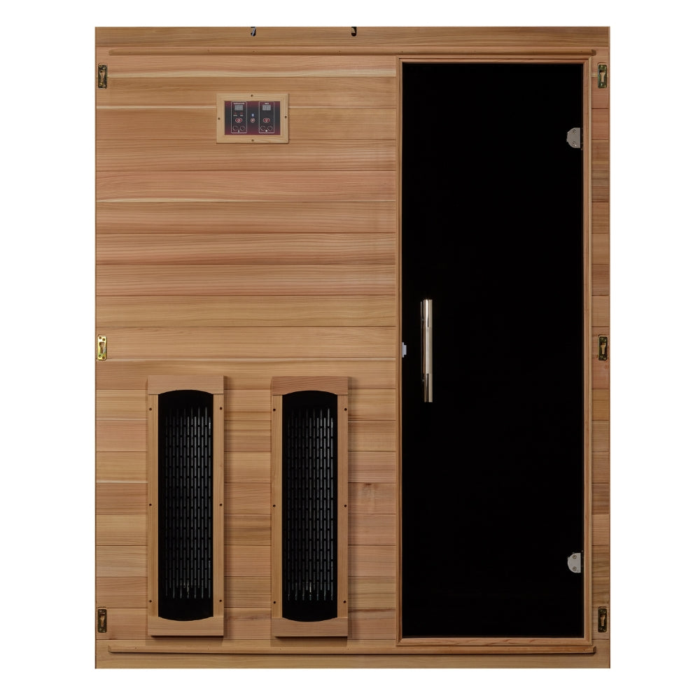 Golden Designs Maxxus S-Line 3-Person Full Spectrum Infrared Sauna with Pacific Cedar
