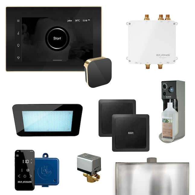 Mr.Steam Bliss Control Kit-CONTROL PACKAGE-Mr. Steam-Black Brushed Bronze-Nordica Sauna