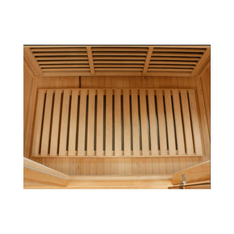 Golden Designs Maxxus Bellevue 3-Person Near Zero EMF FAR Infrared Sauna with Canadian Hemlock | MX-J306-01-ZF