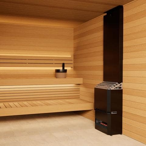 Saunum Air 5 Sauna Heater- Air Series, 4.8kW Sauna Heater w/ Climate Equalizer