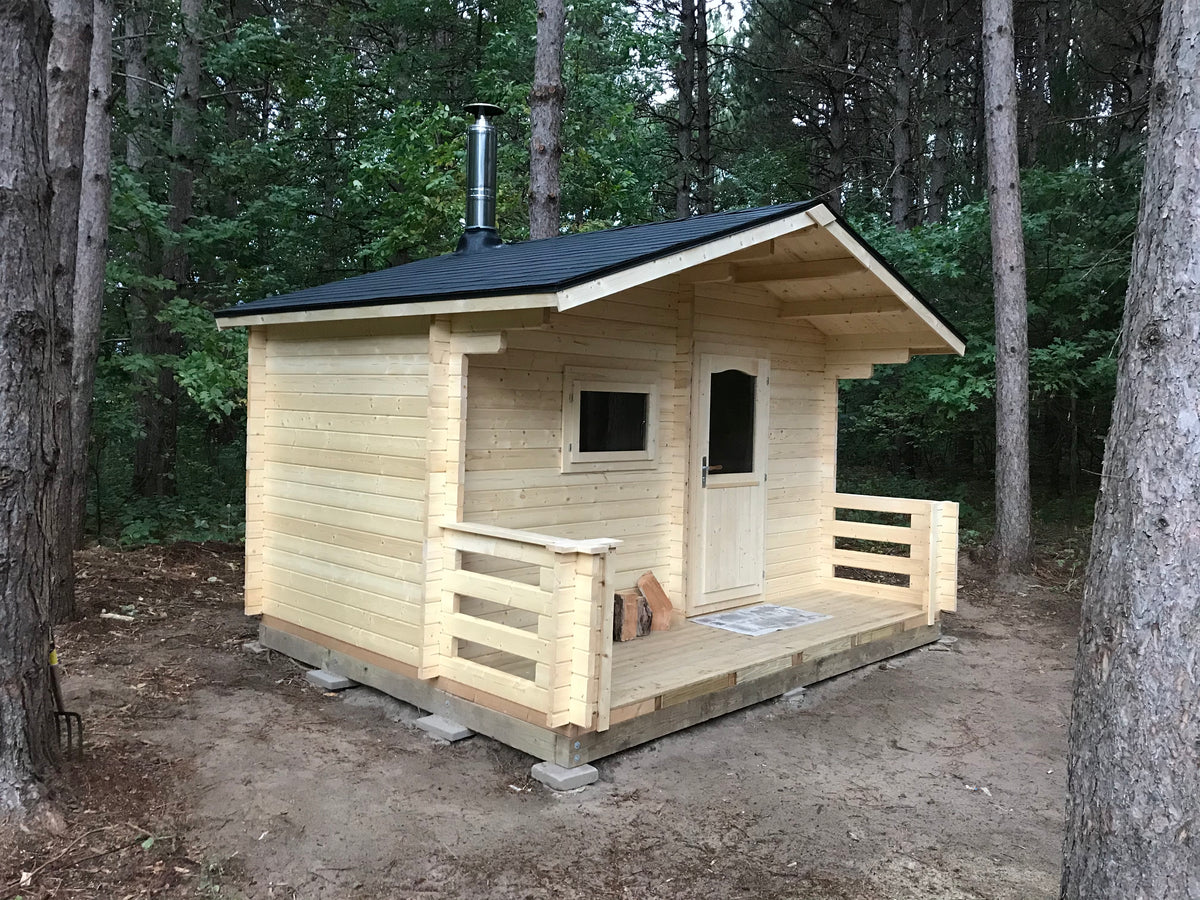 Almost Heaven Appalachia 6-Person Cabin Sauna-Traditional Saunas-Nordica Sauna