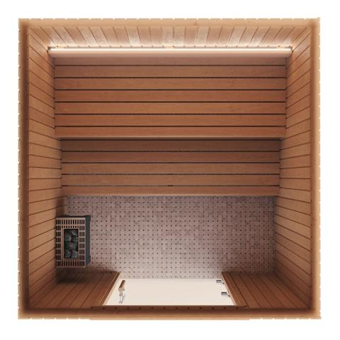 Auroom Emma Wood Indoor Home Sauna Kit