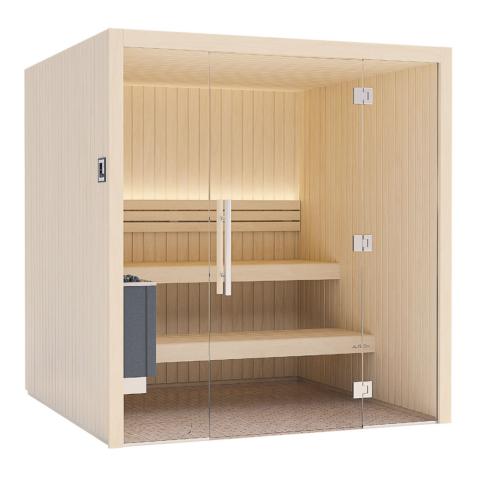 Auroom Emma Glass Indoor Home Sauna Kit