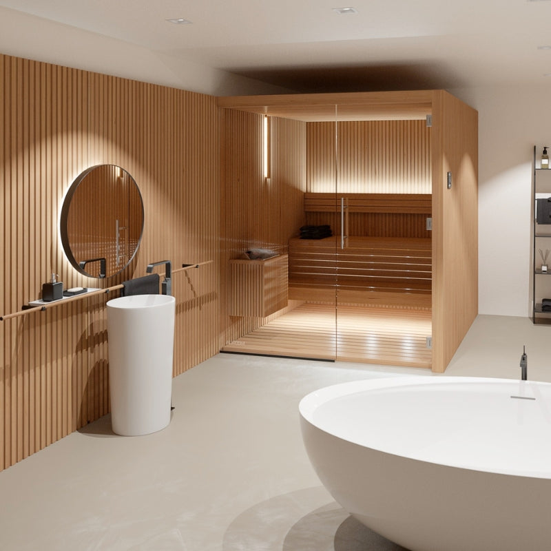 Auroom Libera Glass DIY Sauna Cabin Kit