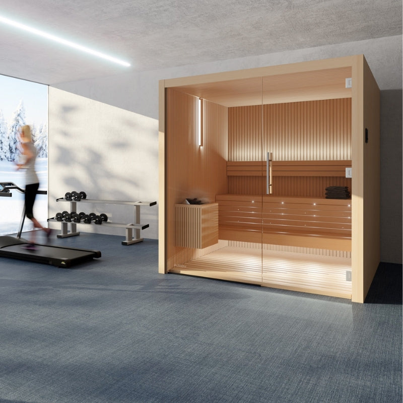 Auroom Libera Glass DIY Sauna Cabin Kit
