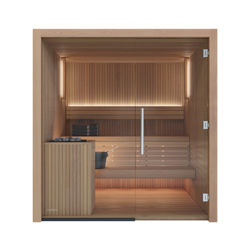 Auroom Libera Glass DIY Sauna Cabin Kit