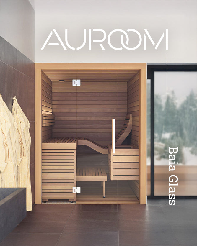 Auroom Baia Indoor Sauna - Glass