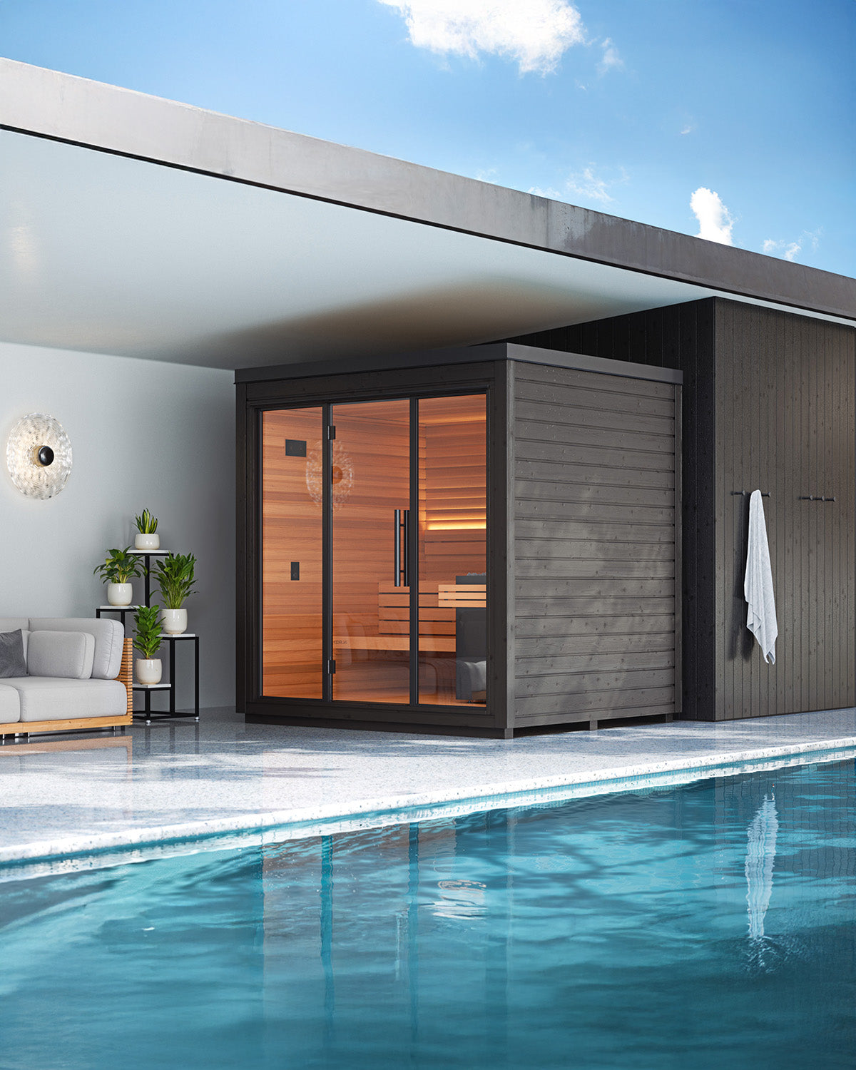 Auroom Mira L Outdoor Cabin Sauna Kit