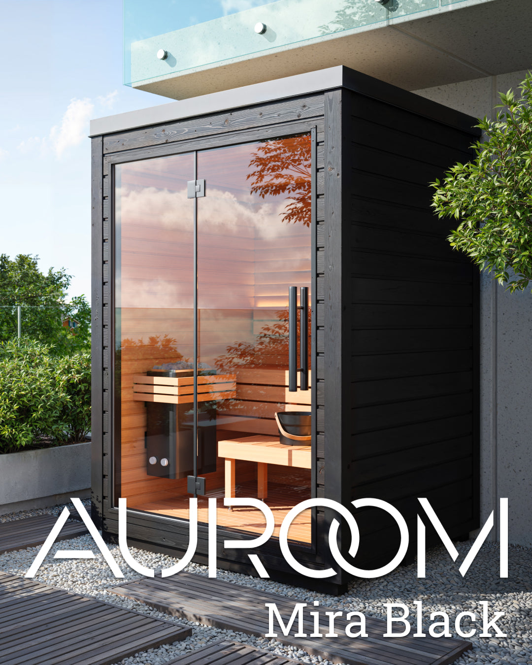 Auroom Mira S Outdoor Cabin Sauna Kit