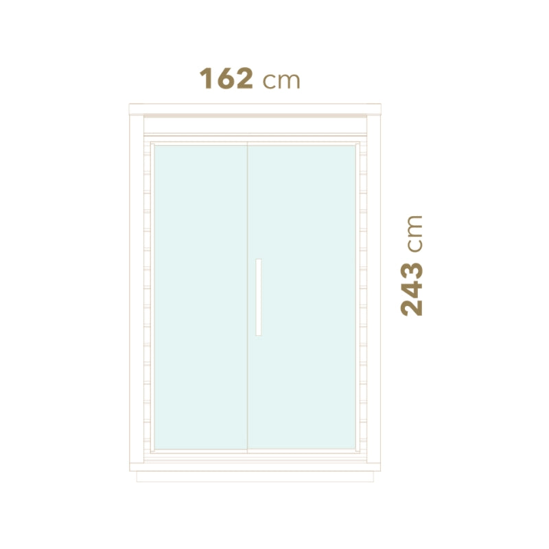 Auroom Mira S Outdoor Cabin Sauna Kit