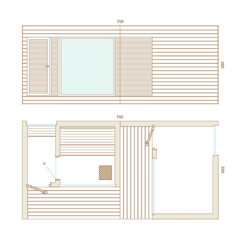 Auroom Natura Outdoor Lounge Cabin