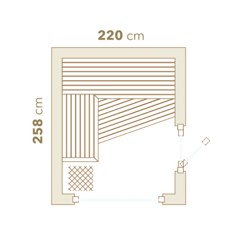Auroom Terra Outdoor Cabin Sauna