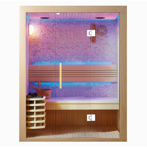 Sunray Rockledge 2-Person Luxury Traditional Sauna with 4.5kW Heater