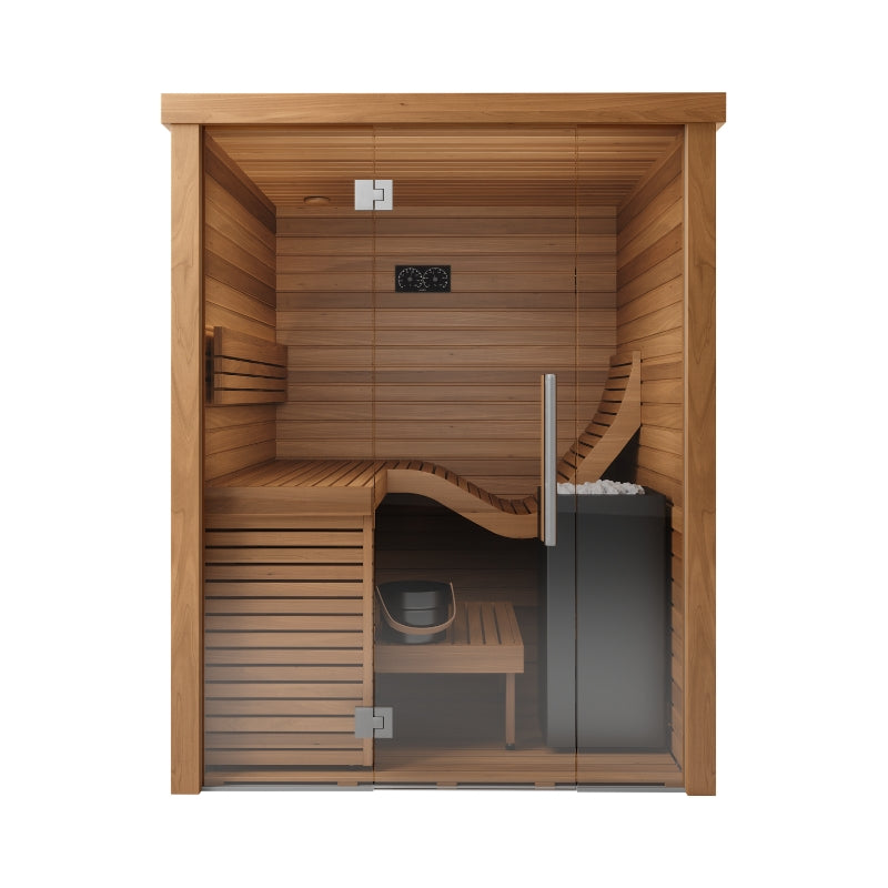 Auroom Baia Indoor Sauna - Glass