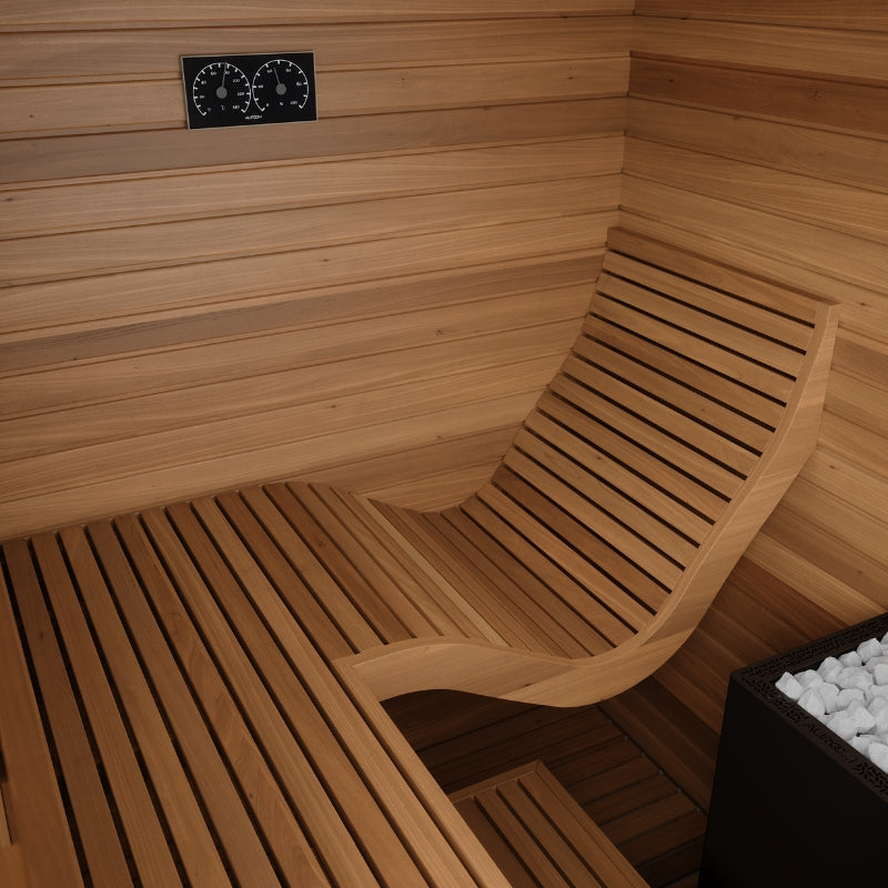 Auroom Baia Indoor Sauna - Glass