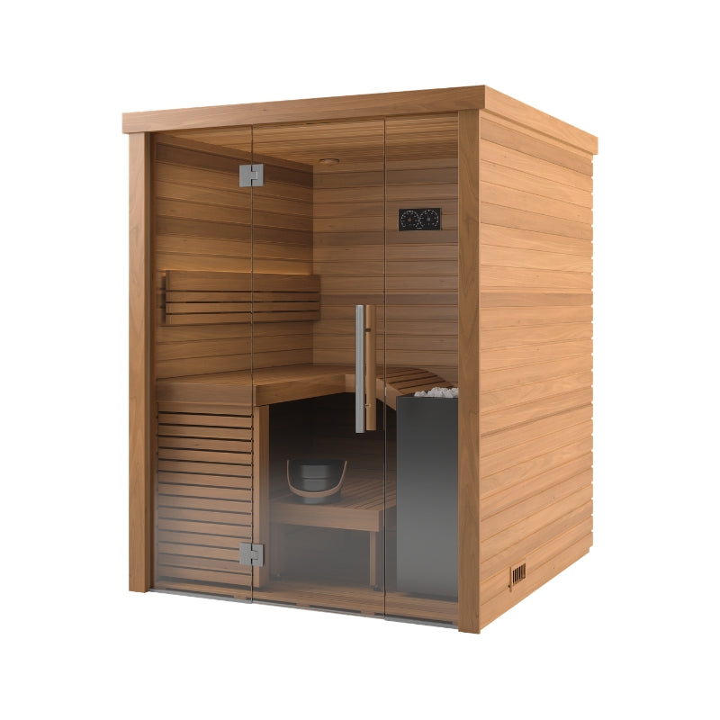 Auroom Baia Indoor Sauna - Glass