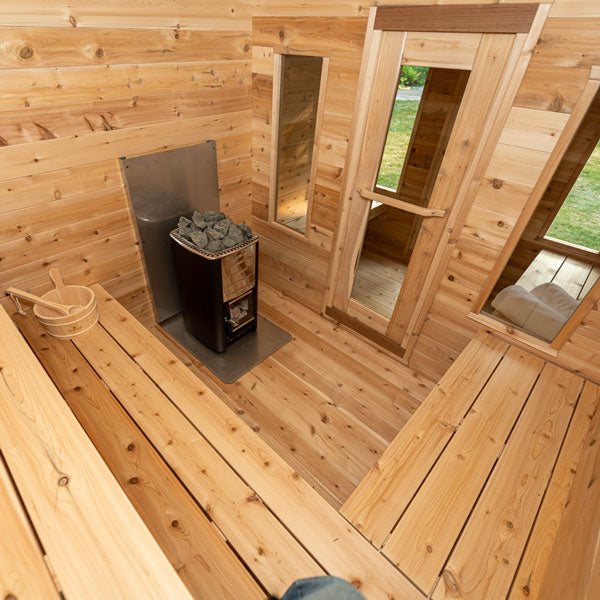 Dundalk CT Georgian Cabin Sauna with Changeroom | CTC88CW
