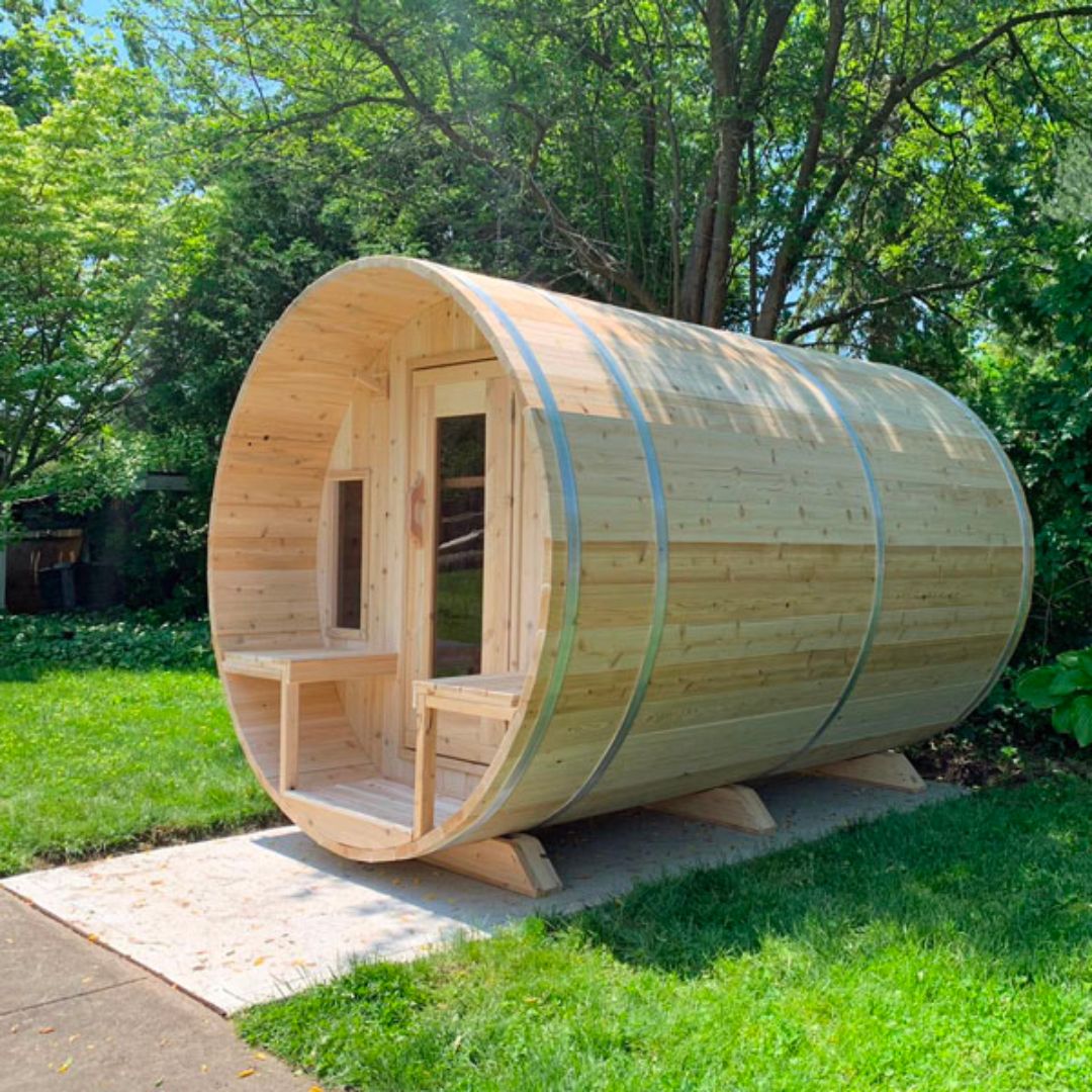 Dundalk CT Tranquility 6 Person Barrel Sauna-Sauna-Dundalk Leisurecraft-None-Nordica Sauna