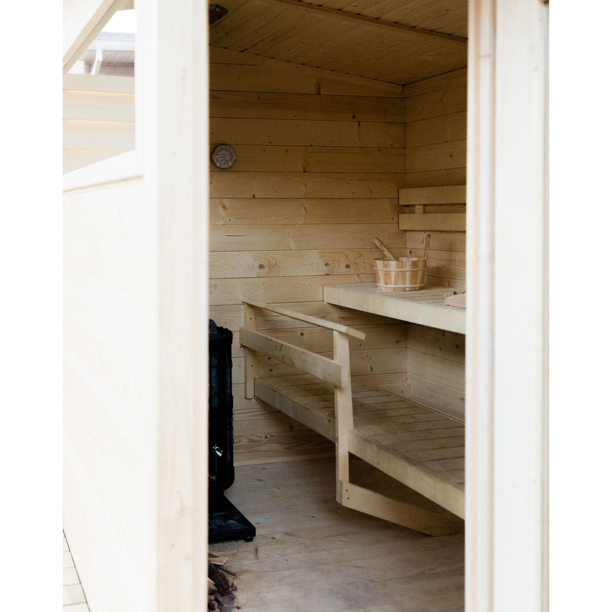 Almost Heaven Timberline 6-Person Cabin Sauna-Traditional Saunas-Nordica Sauna