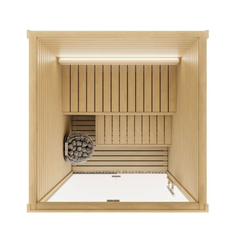Auroom Cala Traditional Sauna - Glass