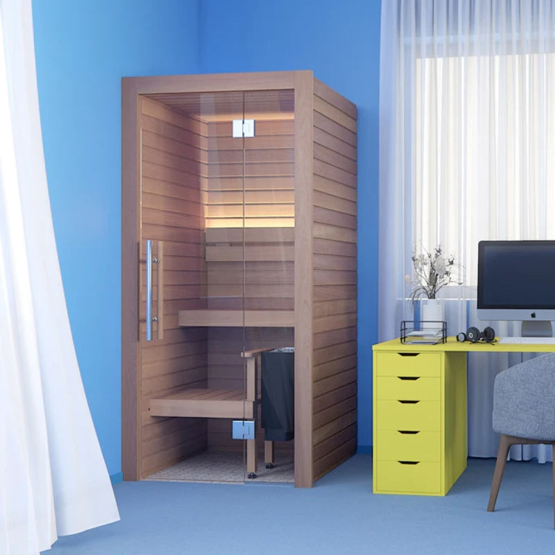 Auroom Cala Glass Mini Sauna (Thermo-Aspen)