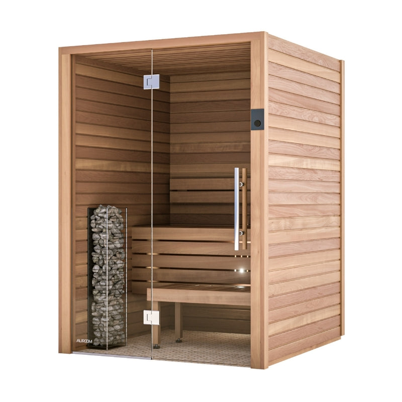 Auroom Cala Traditional Sauna - Glass