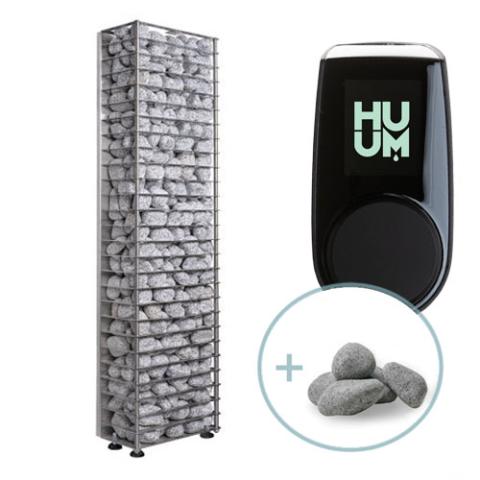 HUUM CLIFF Mini Series 3.5kW Sauna Heater Package-Sauna Heater-HUUM-UKU Local with Black Case-Nordica Sauna