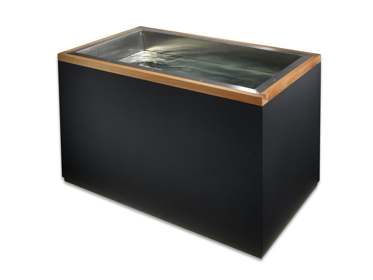 Golden Designs Dynamic Cold Therapy Spa DCT &quot;CUBOID&quot; 316 Ultra Stainless Steel (XL) Cold Tub-Cold Plunge Tubs-Golden Designs-Nordica Sauna