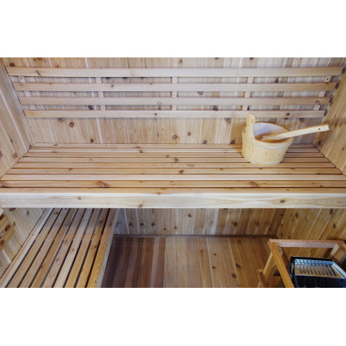 Sunray Hampton 3-Person Indoor Traditional Sauna with 4.5kW Harvia Heater