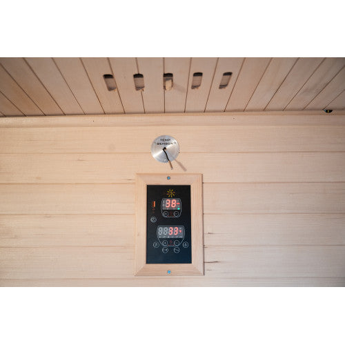 Sunray Bristow 2-Person Outdoor Traditional Sauna w/Window