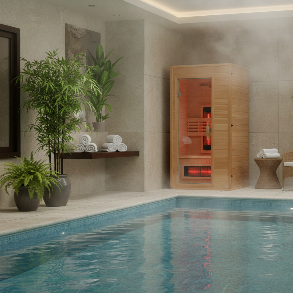 Golden Designs Dynamic Martin 1-2 Person Full Spectrum Near Zero EMF FAR Infrared Sauna | DYN-6006-03 FS