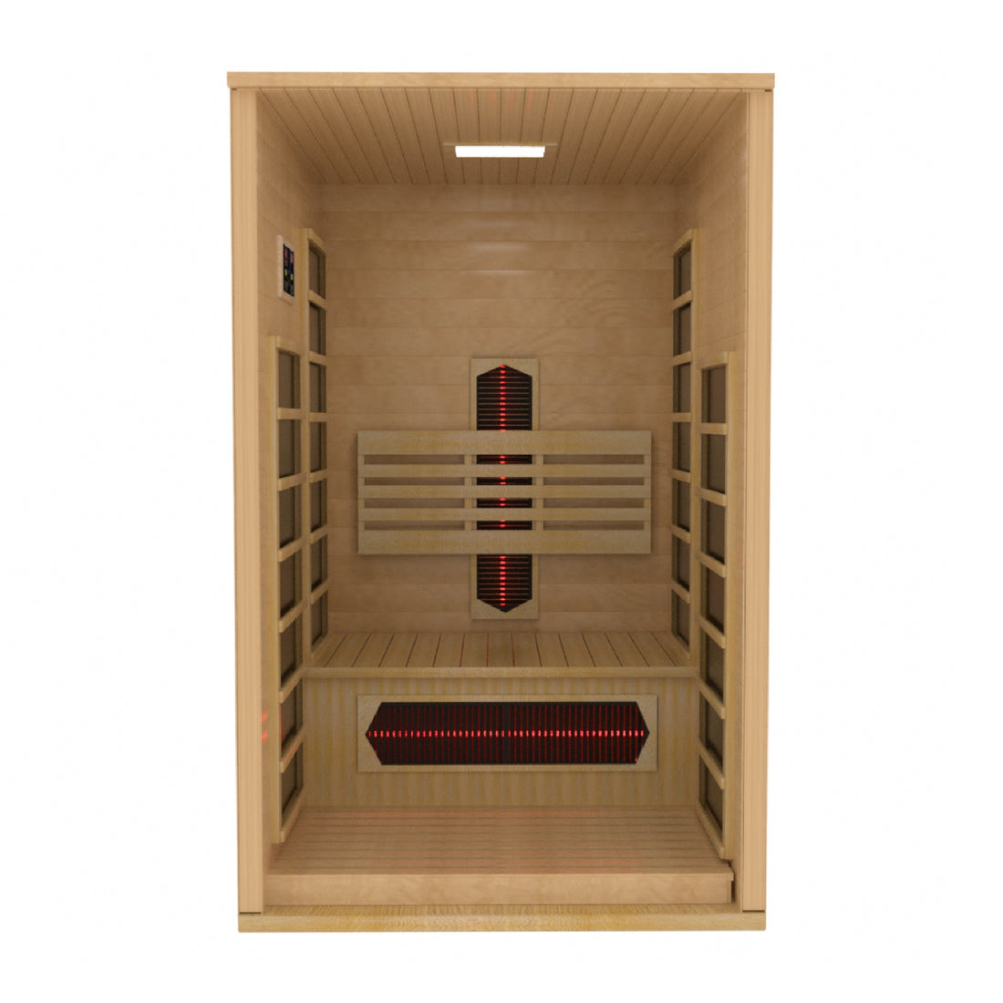 Golden Designs Gracia 1-2 Person Full Spectrum Near Zero EMF FAR Infrared Sauna | DYN-6119-03 FS