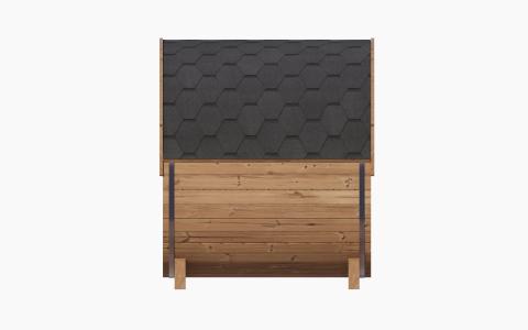 SaunaLife Model E6 Sauna Barrel | ERGO Series-Sauna-Rear Window-Nordica Sauna