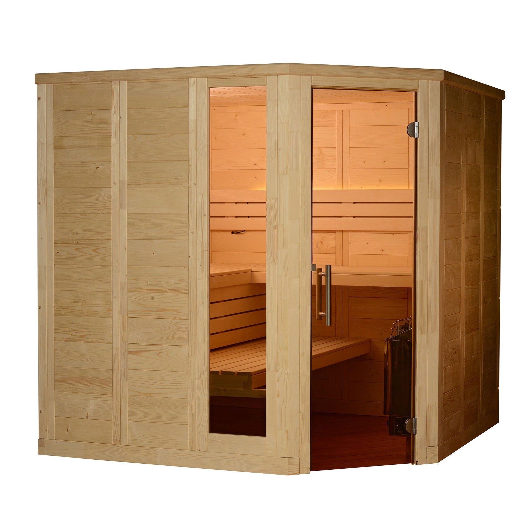Almost Heaven Patterson 6-Person Indoor Sauna-Traditional Saunas-Nordica Sauna