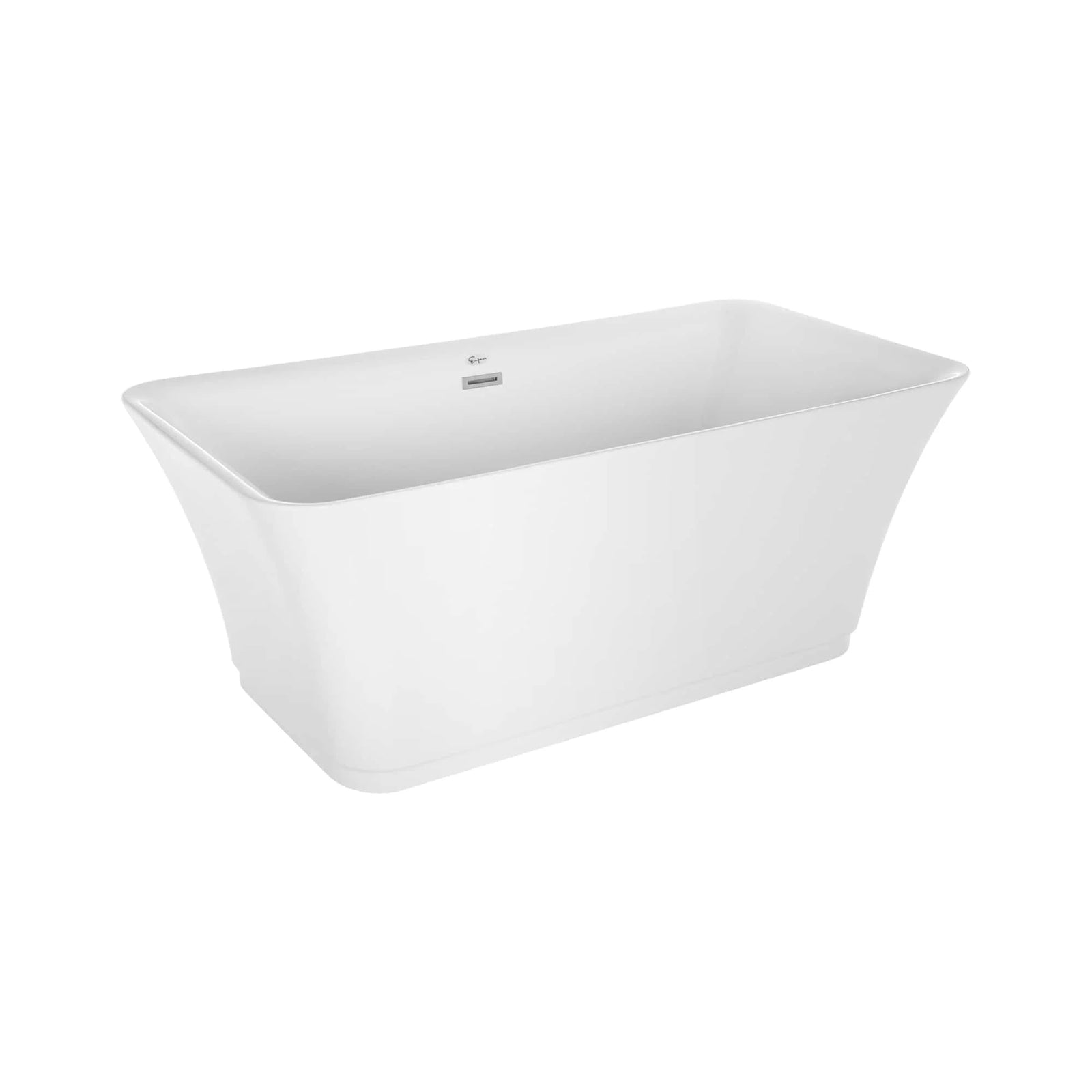 Empava 59 in. Freestanding Soaking Bathtub | EMPV-59FT1511-Feestanding bathtub-Empava-Nordica Sauna
