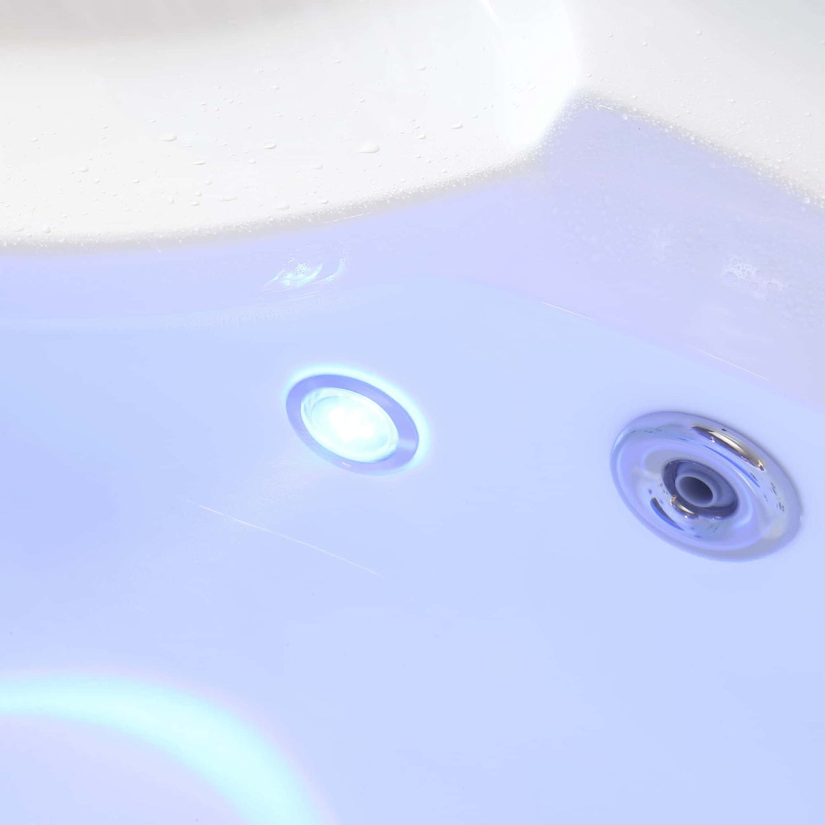 Empava 59 in. Whirlpool LED Corner Bathtub  | EMPV-59JT319LED