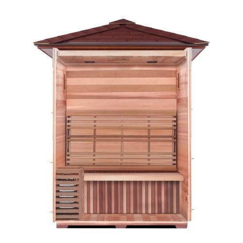 Sunray Waverly 3-Person Outdoor Traditional Sauna w/ Windows