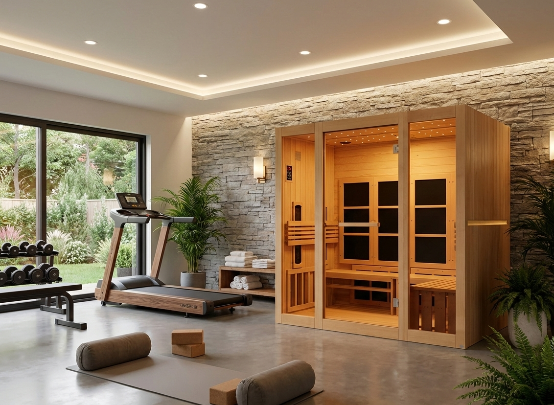 Golden Designs 8 Person Full Spectrum Near Zero EMF FAR IR Sauna GDI-6880-03 FS