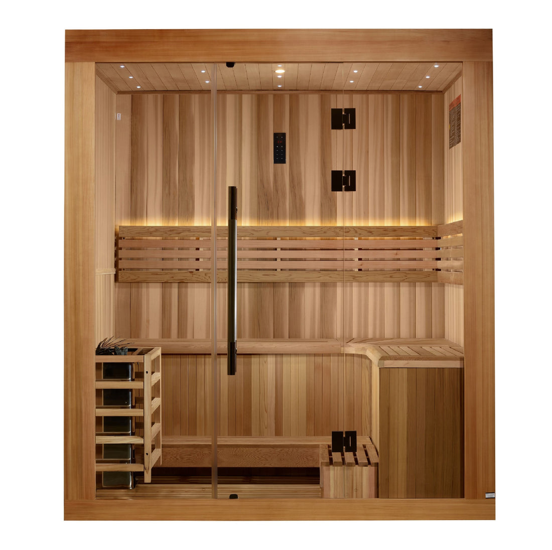Golden Designs Copenhagen Edition 3-Person Traditional Steam Sauna | GDI-7389-02