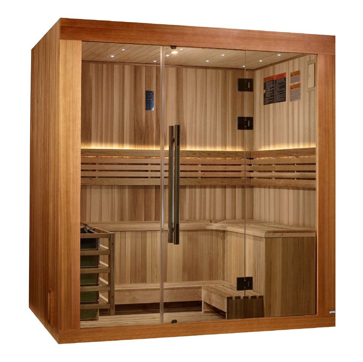 Golden Designs Copenhagen Edition 3-Person Traditional Steam Sauna | GDI-7389-02