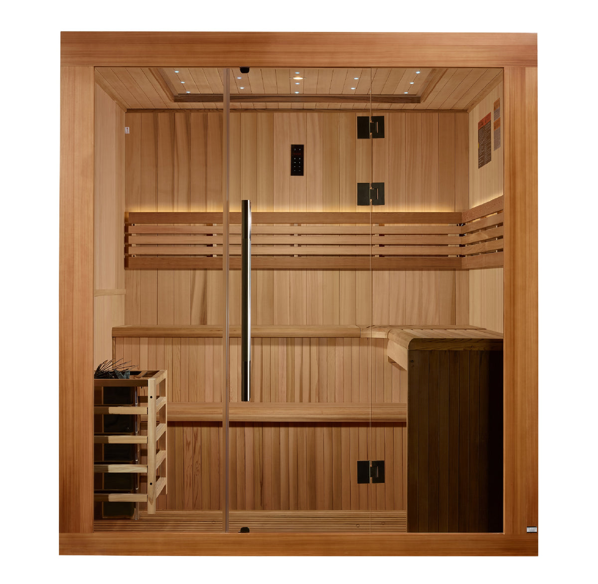 Golden Designs Osla 2025 Edition 6-Person Traditional Steam Sauna | GDI-7689-02