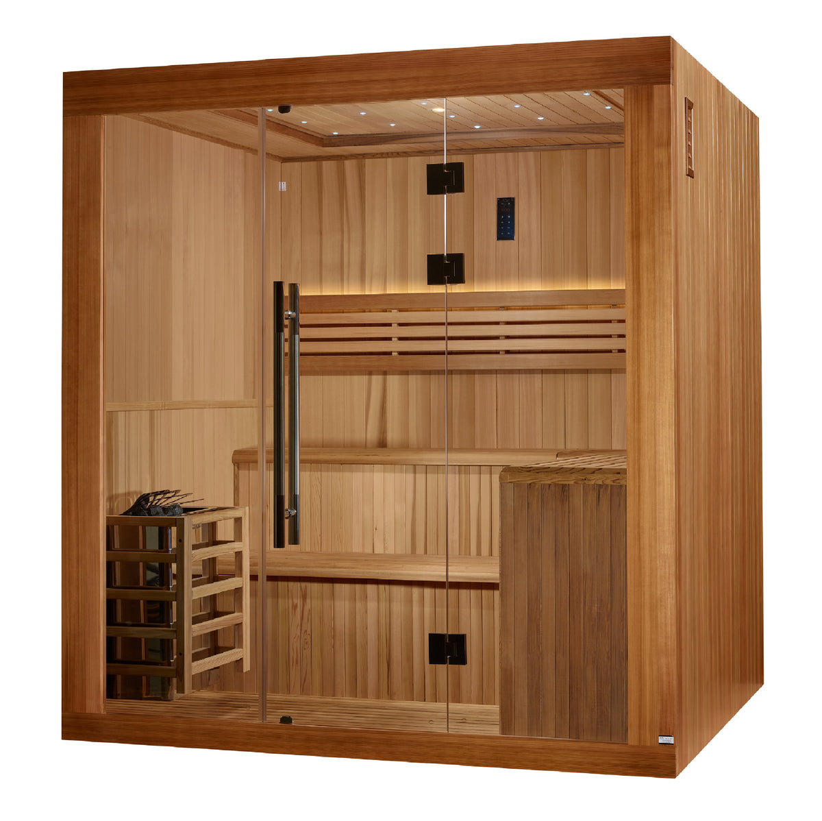 Golden Designs Osla 2025 Edition 6-Person Traditional Steam Sauna | GDI-7689-02