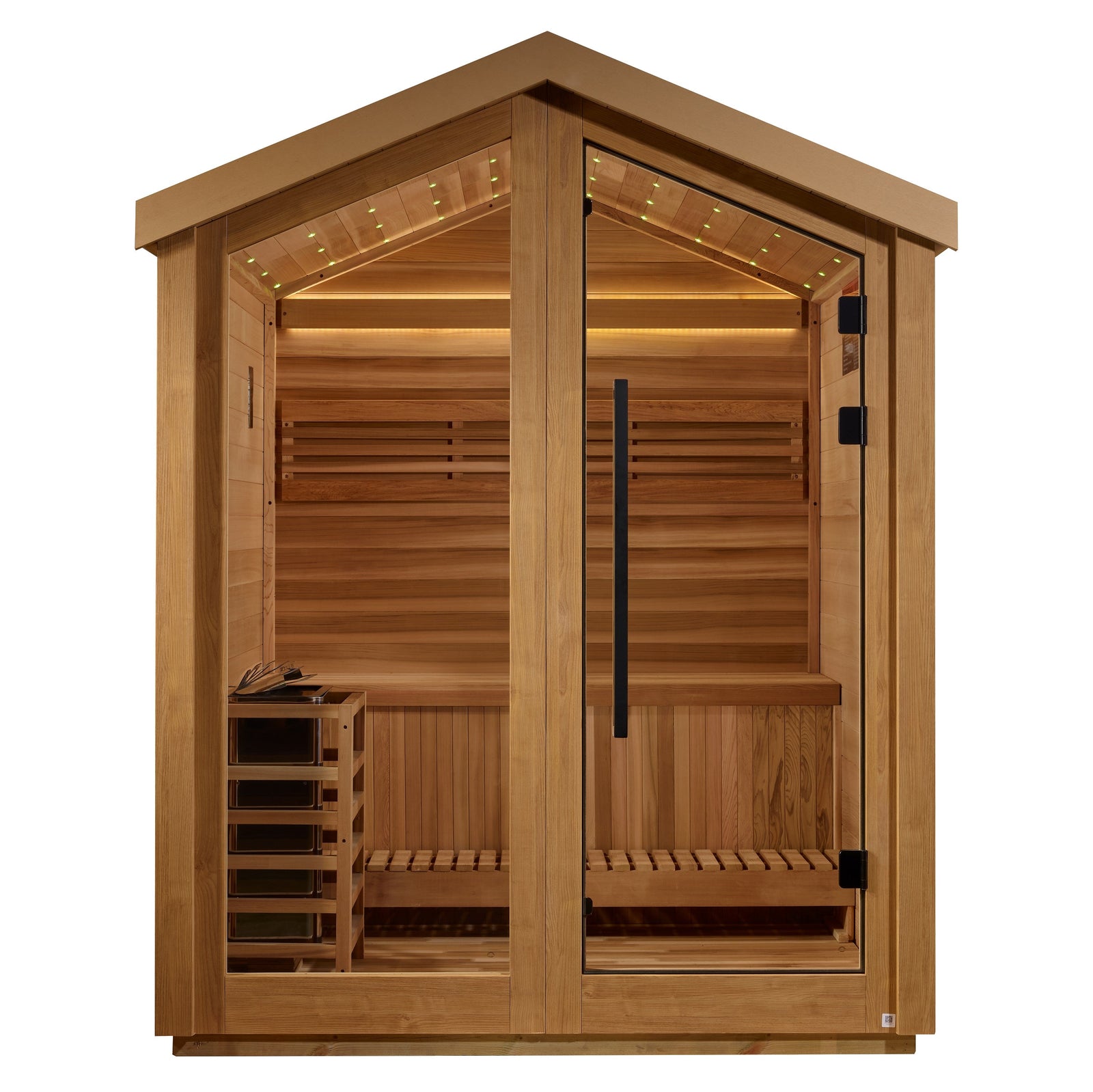 Golden Designs "Savonlinna" 3-Person Outdoor Traditional Sauna-Sauna-Golden Designs-Nordica Sauna