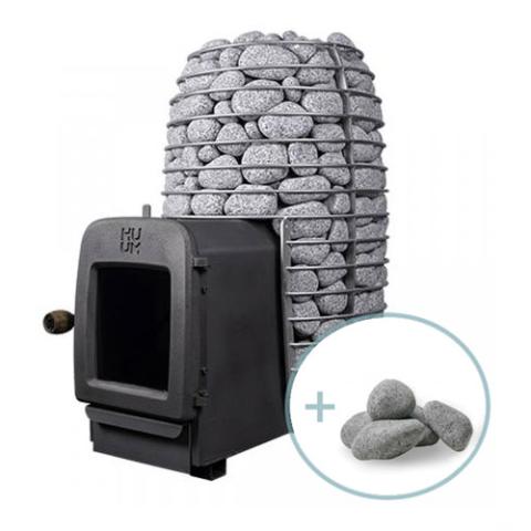 HUUM HIVE Wood Series LS 17.0kW Wood-Fired Sauna Heater Package-Sauna Heater-HUUM-Nordica Sauna