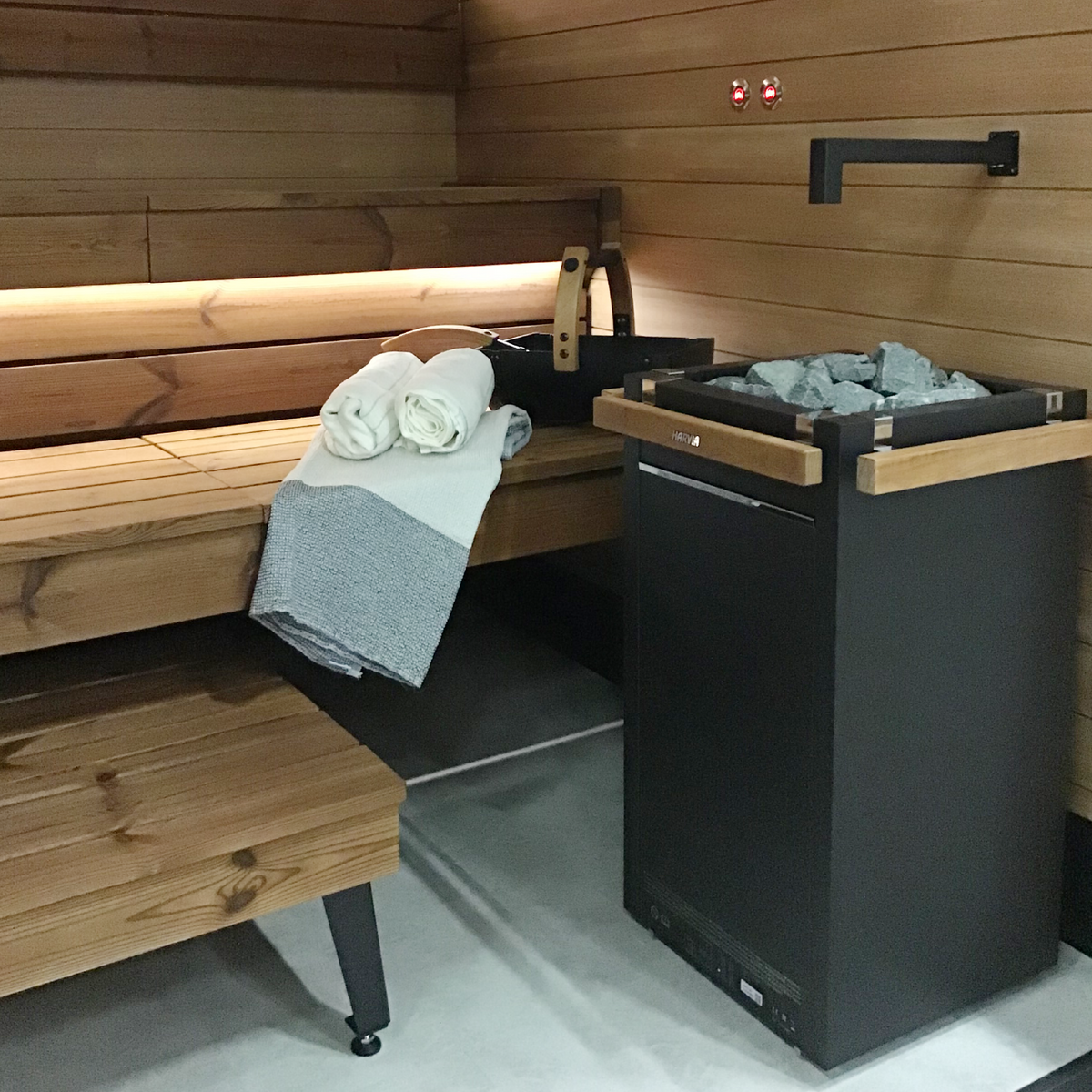 Harvia Virta HL60E 6kW Electric Sauna Heater Package