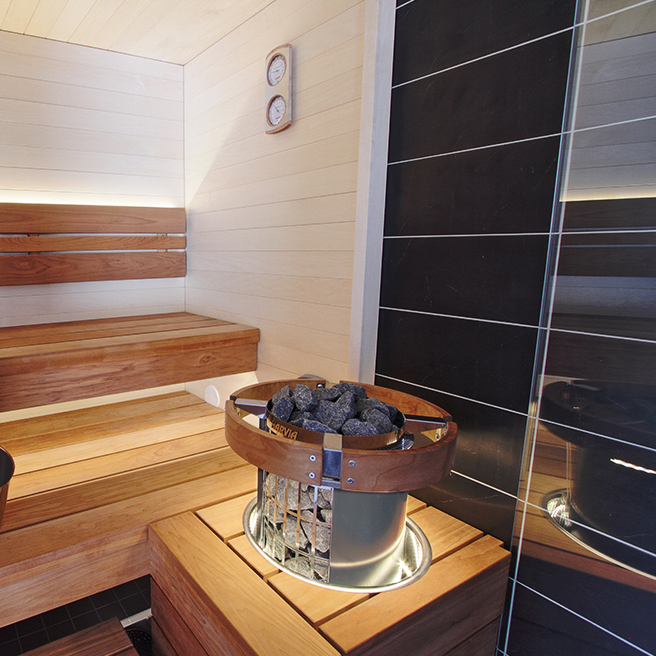 Harvia Cilindro PC110E Sauna Heater Package