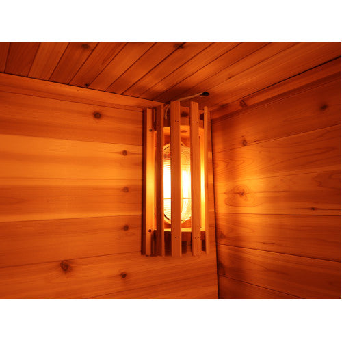 Sunray Seneca 3-Person Contemporary Outdoor Sauna with 6kW Heater