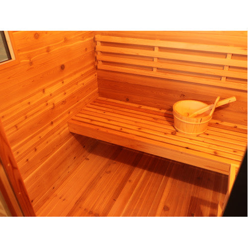 Sunray Seneca 3-Person Contemporary Outdoor Sauna with 6kW Heater