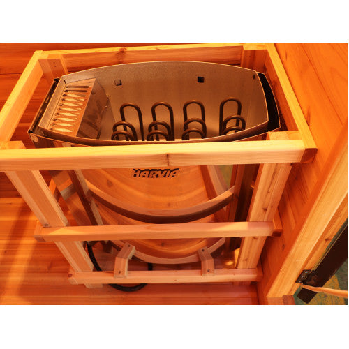 Sunray Seneca 3-Person Contemporary Outdoor Sauna with 6kW Heater