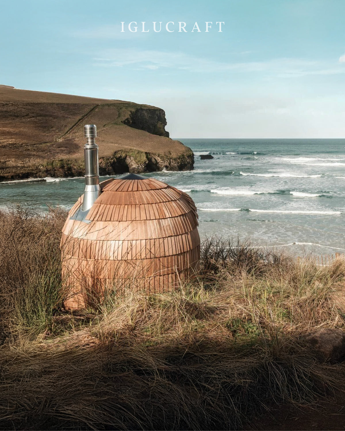 Iglucraft Single Iglusauna 4-Person Fully Assembled Outdoor Sauna